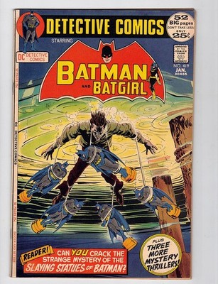DETECTIVE COMICS #419 4.5 ADAMS ART 1972 4.5 OFF-WHITE PAGES