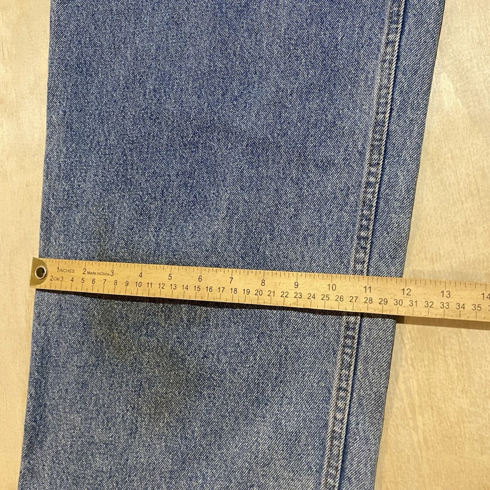 Pantalones de mezclilla holgados vintage Anchor Blue para hombre 38x32 azules Beyond grunge Y2K Foto 3 de 4