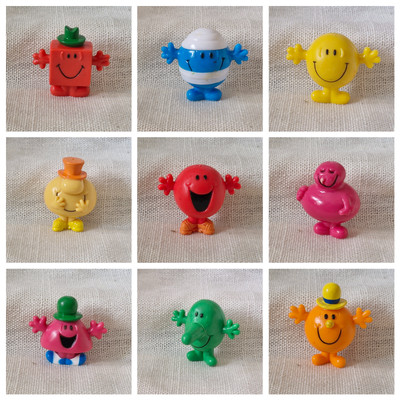 Vintage Roger Hargreaves Mr Men Pencil Topper Spielfigur *WÄHLEN* 1990er