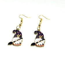 Halloween Gnome Dangle Drop Earrings