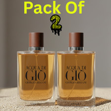 Pack Of 2- Giorgio Armani Acqua Di Gi  Absolu Eau de Parfum 4.2 fl oz for Men