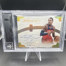 Panini 2013-14 Flawless NBA Signatures Gold Auto Bradley Beal #NB-BB /10 BGS 9
