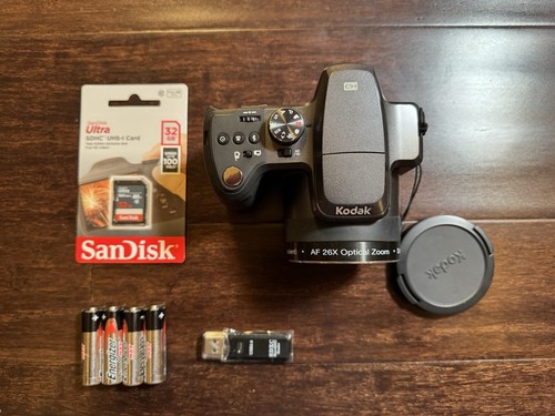 Kodak EasyShare Z981 14.0MP Digital Camera - Black w/ Eddie Bauer Case Tested - Picture 8 of 15