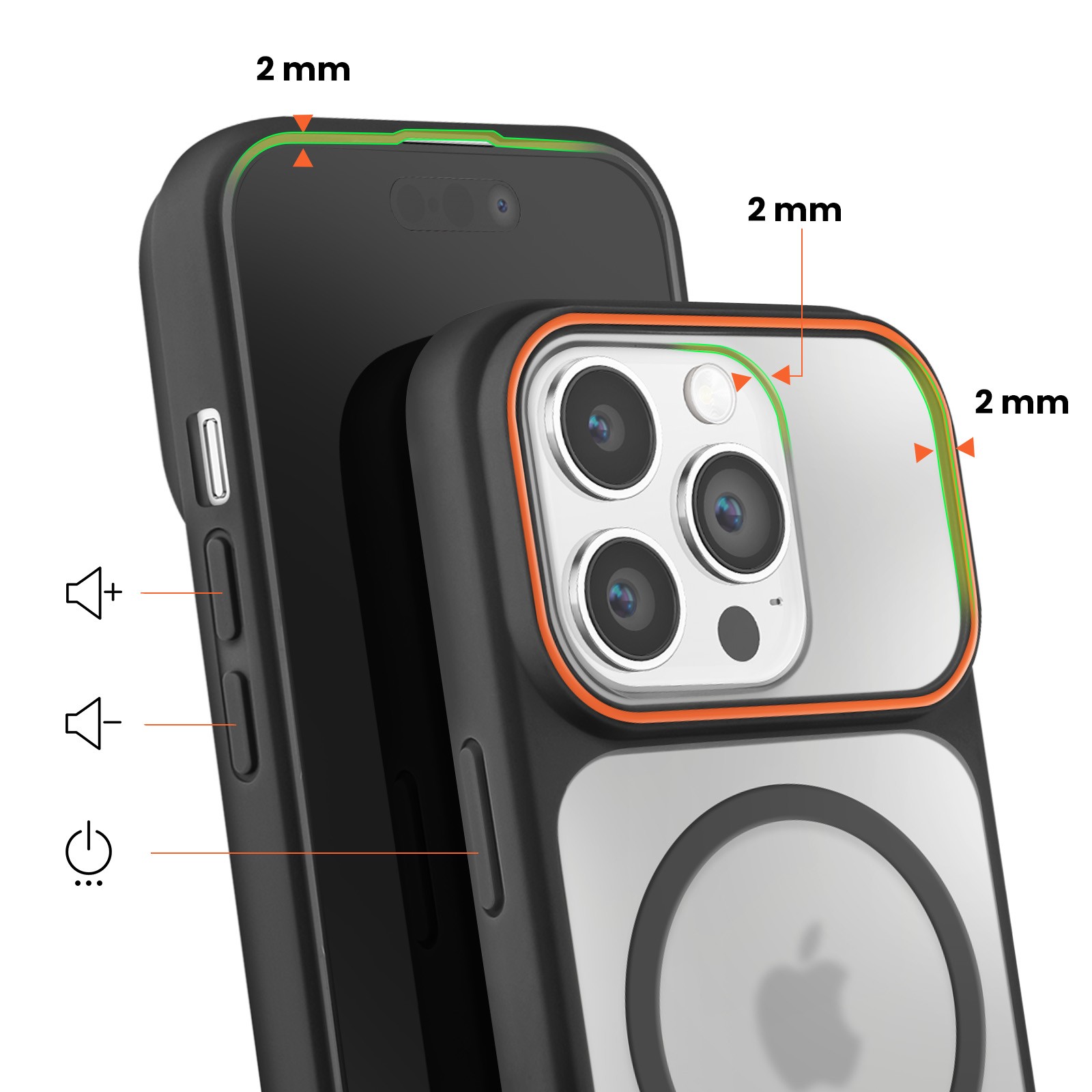 Coque iPhone 14 Pro Avizar bi-matière pour le quotidien - 3