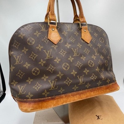 Louis Vuitton Monogram Alma Handbag 235g From Japan