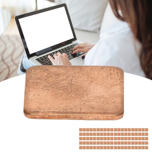 100x Copper Pad Shim Thermal Conductivity Burr Free Copper Shim Heatsink For SAL - Afbeelding 12 van 43