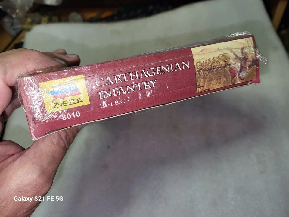 Zvezda III-! Figuras de soldado de infantería cartagení BC (42) 1/72 #8010 Foto 3 de 3