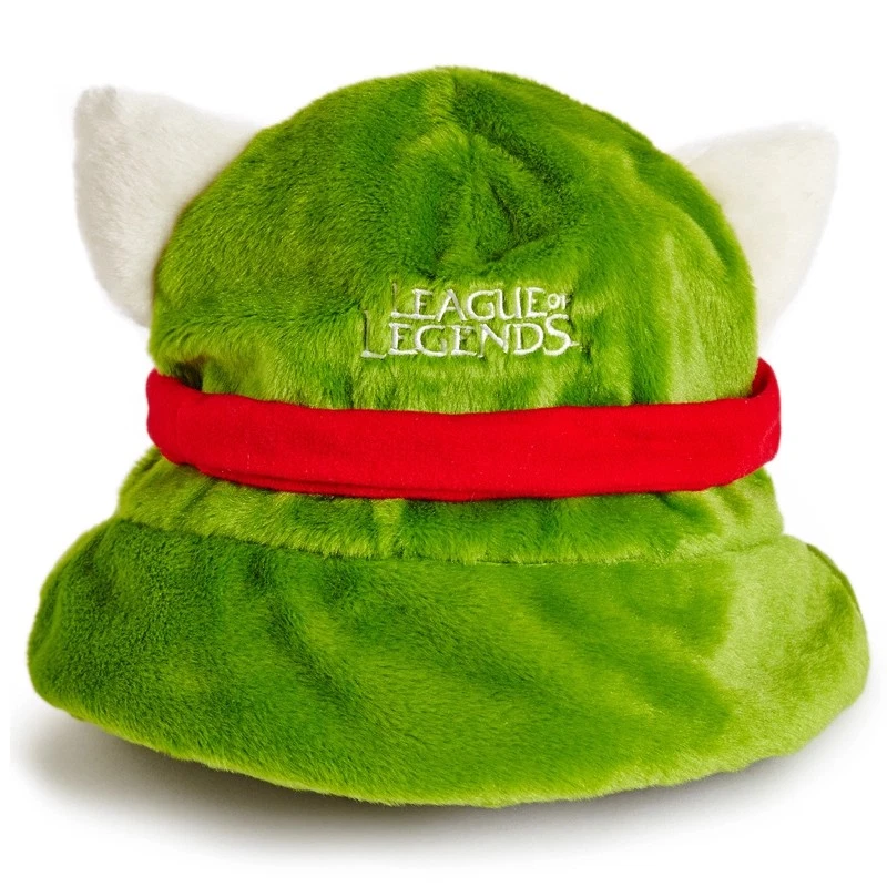 Лига легенд LOL Teemo пушистая шляпа косплей головной убор Хэллоуин головной убор подарки - Изображение 2 из 4