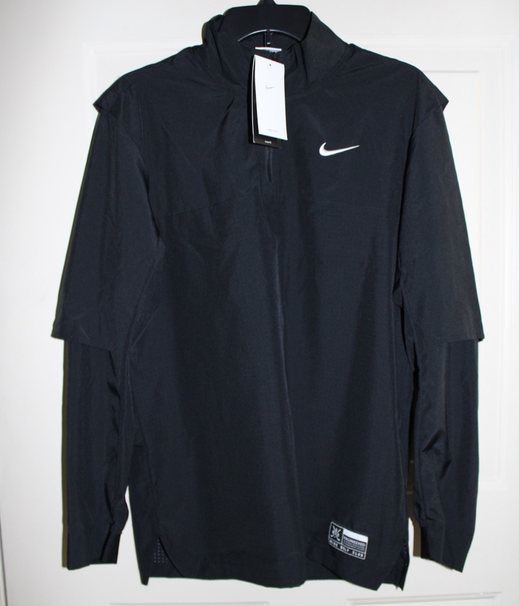 NWT Nike Dri-FIT Golf Club 1/2 Zip Men's XS Black Jacket FQ1155
