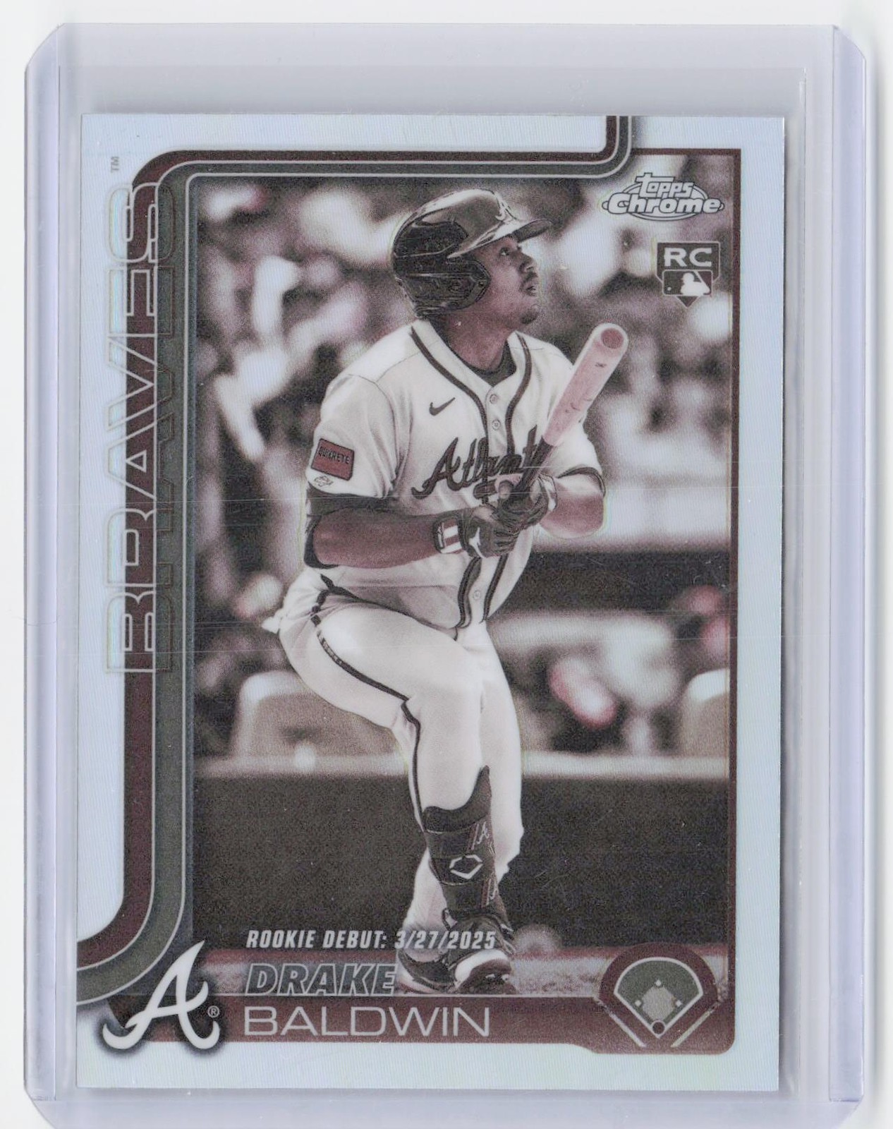 2025 Topps Chrome Update #USC88 Drake Baldwin Sepia Refractors