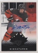 2021 Upper Deck Team Canada Juniors Black Auto 1/5 Danny Zhilkin #26 Auto 0mt5