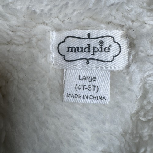 Chaleco Mud Pie Bebé Niño Niña Grande (4T-5T) En Capas Leopardo Piel Sintética Rosa - Imagen 7 de 9
