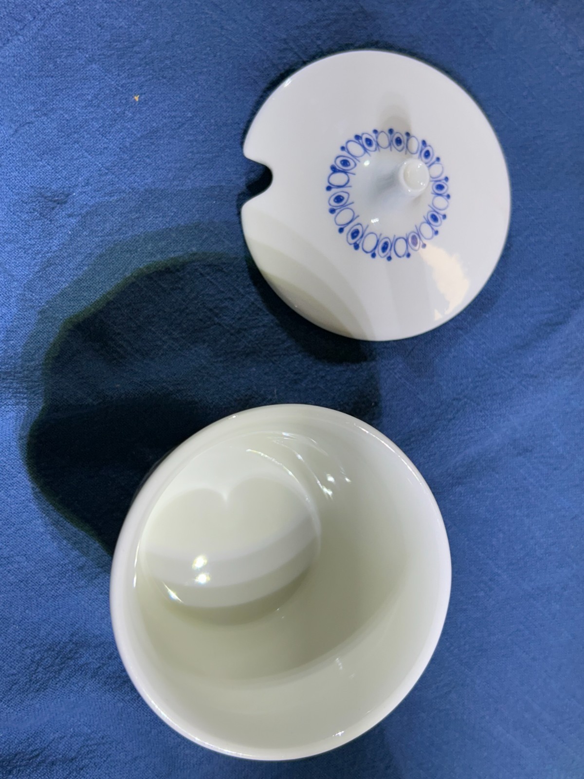 Vintage Figgjo Flint Turi-Design Norway Sugar Bowl With Lid (NO cracks or Chips