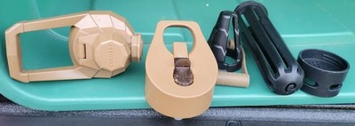 Coldest 2 Brown Replacement Lids Flip Straw & Flip Top Chug For Bottles