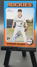 2024 Topps Heritage High Number Connor Kaiser Real One Auto RC Rockies #ROA-CK