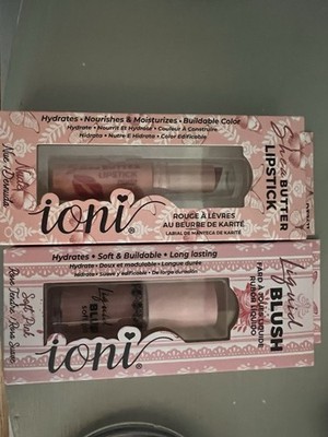 Ioni Liquid Blush And Shea Butter Lipstick