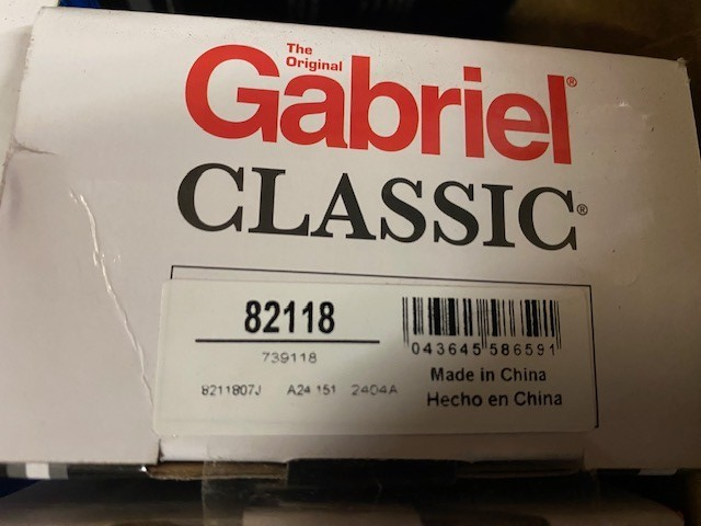 Suspension Shock Absorber-Classic Shock Absorber Gabriel 82118 for sale ...