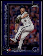 2025 Topps Chrome Logofractor Edition #184 Chris Bassitt Purple Refractors #/250