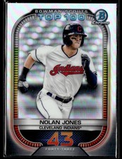 2021 Bowman #BTP-43 Nolan Jones Bowman Scouts Top 100 Baseball Card 0603H