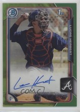 2015 Bowman Draft Chrome Pick Green Refractor 77/99 Lucas Herbert Auto 0c2