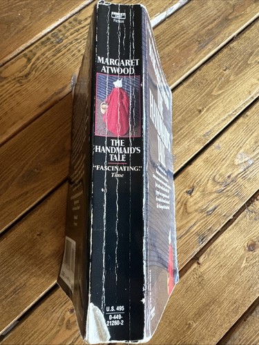 The Handmaid's Tale PB by Margaret Atwood in Good condition 1987 Vtg Dystopian - Foto 3 di 4