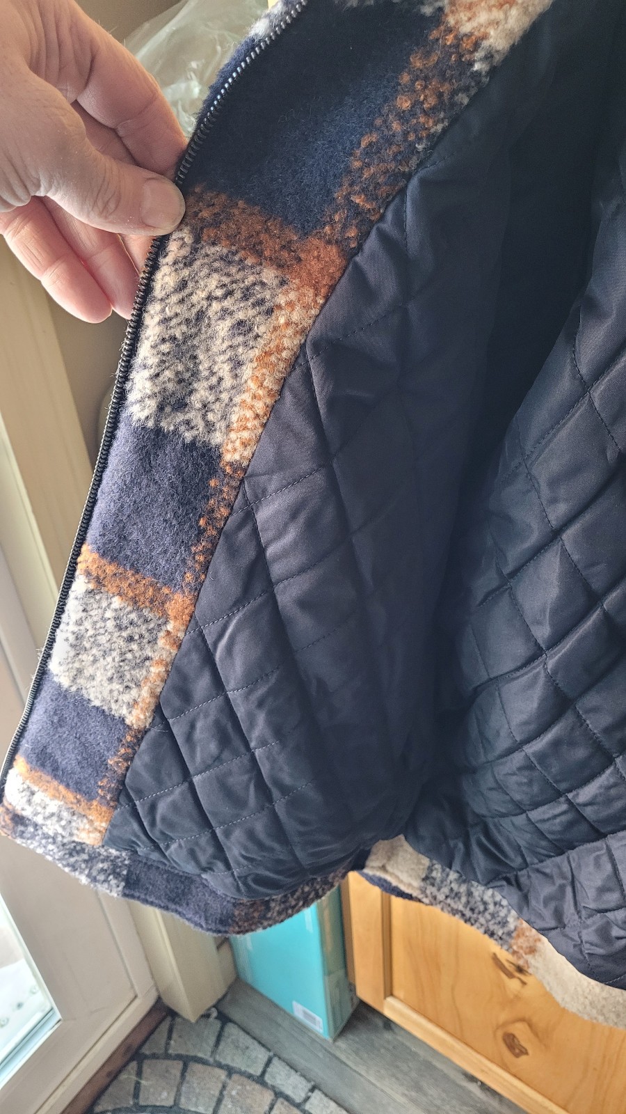 BNWT Levi Strauss Men Plaid Trucker Depot Jacket Size Wool Blend Sherpa Lined thumbnail 5