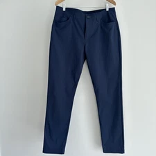 Public Rec Pants Mens 34x34 Navy Blue Performance Workday Stretch Chino Tech
