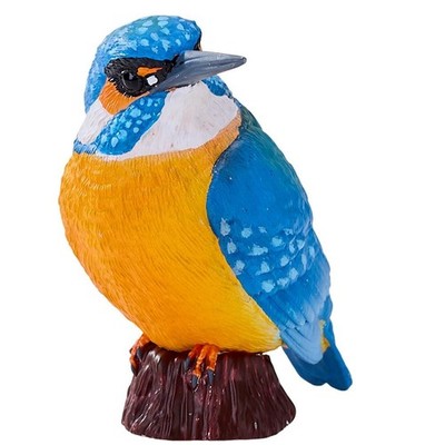 Kingfisher Figurine - Small Hand Painted Wildlife & Bird Toy Figure - Mojo