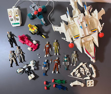 HUGE Lot Vintage Mego Micronauts Lots of Figures Battle Cruiser