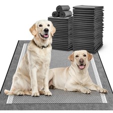 MIZOK Pee Pads for Dogs Charcoal Disposable No Leak XL Large 30x36in 35Ct