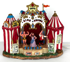 DEFECTIVE Lemax Side Show Circus Carnival Fai...