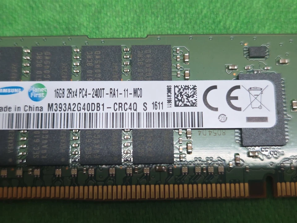 Samsung 16GB 2RX4 PC4-2400T DDR4 ECC Reg Smart Memory - Image 2 of 2