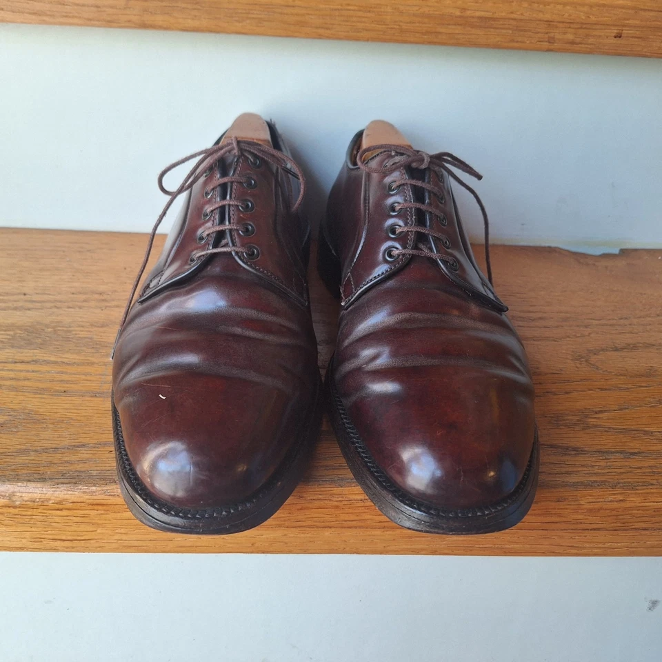 Bluchers cordobés Alden x Brooks Brothers A765 Shell No. 8 colores talla 9 B/D Foto 3 de 4
