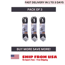 6 Ft. 16/2 Light Duty Indoor Extension Cord, Brown , 3 Pack