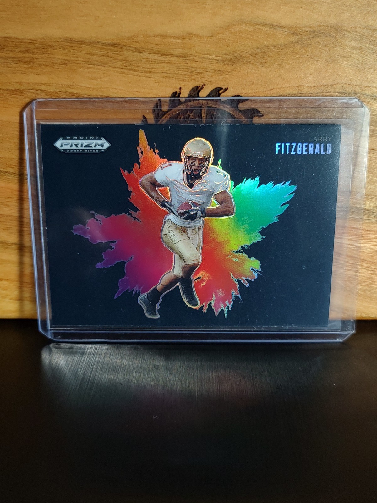 2025 Panini Prizm Draft Picks - Larry Fitzgerald Black Color Blast SSP Case Hit