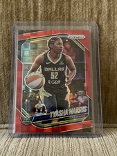 2025 Panini WNBA Prizm #130 Tyasha Harris Red Pandora SSP #/199 Wings