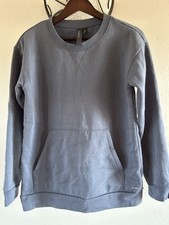 Mondetta Sweatshirt Womens Medium Blue Comfort Soft Athleisure Crewneck Pullover