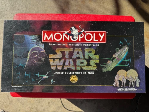 VINTAGE Monopoly Star Wars Limited Collector's Edition COMPLETE 1996 Classic