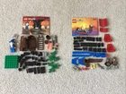 Vintage Lego Castle Sets 1547 Black Knights Boat & 6020 Magic Shop Complete