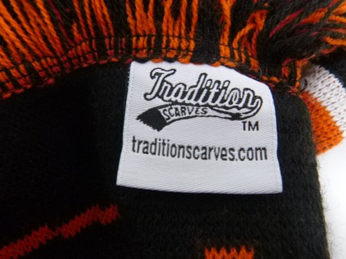 Oregon State Beavers Fan Knit Scarf-Neck Wrap-54" Long-100% Acrylic - Picture 5 of 5