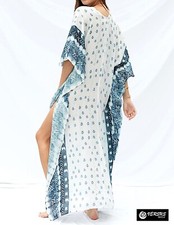 Vestito Lungo Copricostume Donna Maxi Dress Caftano Woman Kaftan Dress COV0074 S