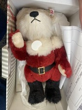 Santa Christmas Teddy bear Steiff Sold Out Limeted Edition 1225 Melody Playing
