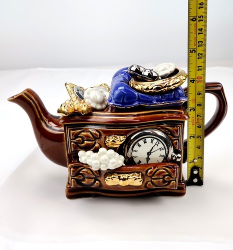 Cardew Design Jewellery Wedding Teapot Designed Handcrafted For H Samuel Vintage - Picture 23 of 24