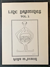 Hoyt Axton LINE DRAWINGS VOL. 2 - Private Limited Edition 1000 copies - 1974 PB