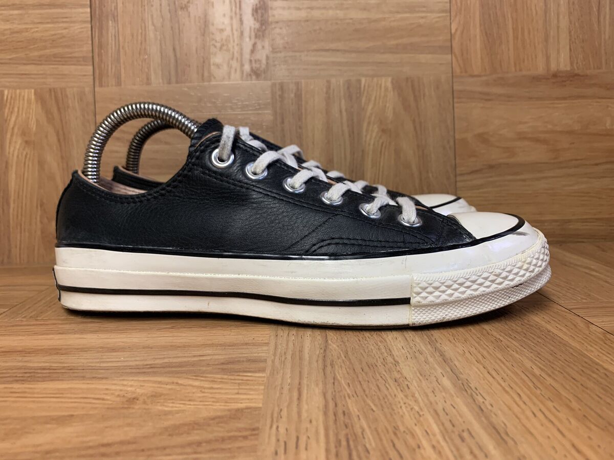 RARE🔥 Converse Chuck Taylor All Star 70's Low Black Leather RARE🔥 Converse Chuck Taylor All Star 70's Low Black Leather