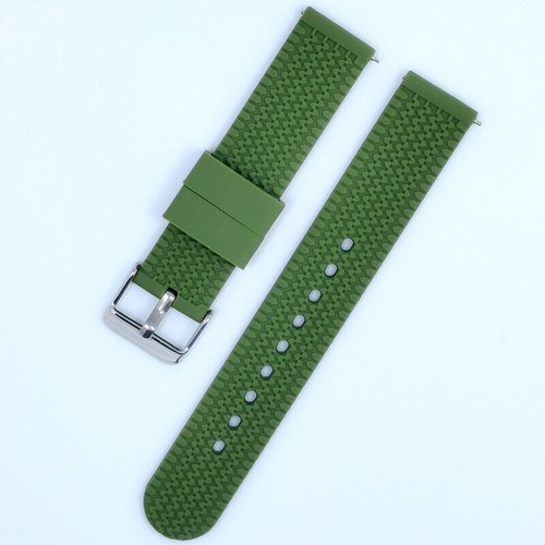 Schnellverschluss Silikon Kautschuk Armband Wasserdicht Uhrenarmband Strap 18 20 22 24 mm - Bild 18 von 47