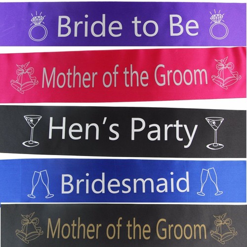 Hen Night Sash Rose Gold - Bride To Be, Bridesmaid, Mother Of The Bride, Luxury Party Accessory Bride To Be Decorations - Foto 6