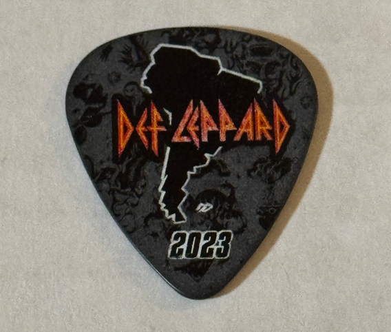 DEF LEPPARD VIVIAN CAMPBELL SIGNATURE GUITAR PICK 2023 SOUTH