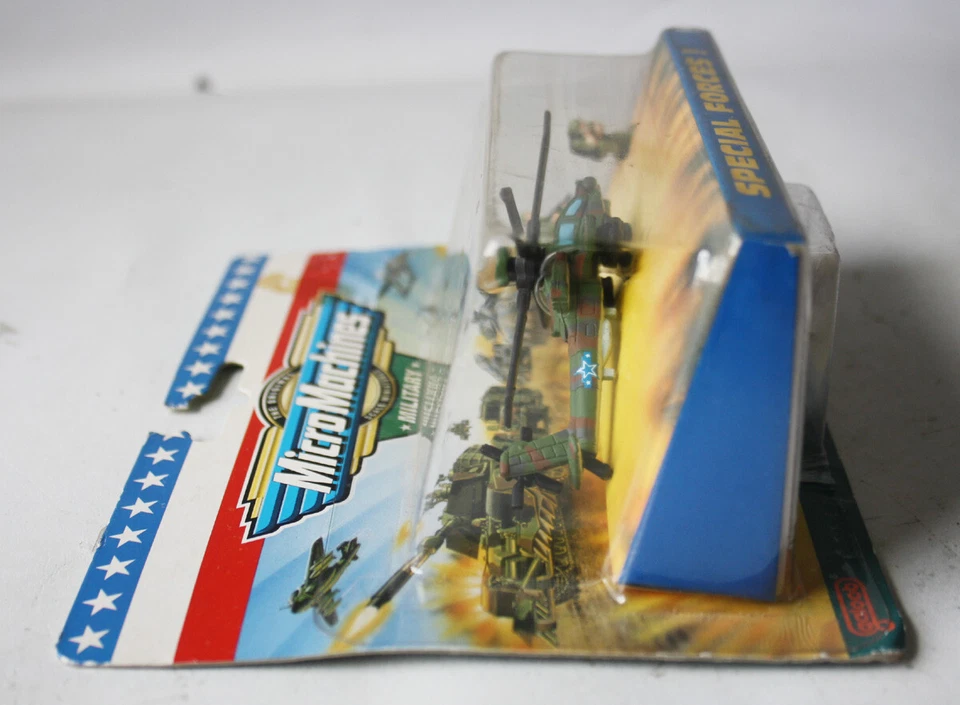 VINTAGE 90'S MICRO MACHINES MILITARY SPECIAL FORCES ARMY HELICOPTER IDEAL NEW ! - Image 4 of 4
