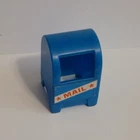 FISHER PRICE Vintage LITTLE PEOPLE Play Family SESAME STREET  Blue MAILBOX